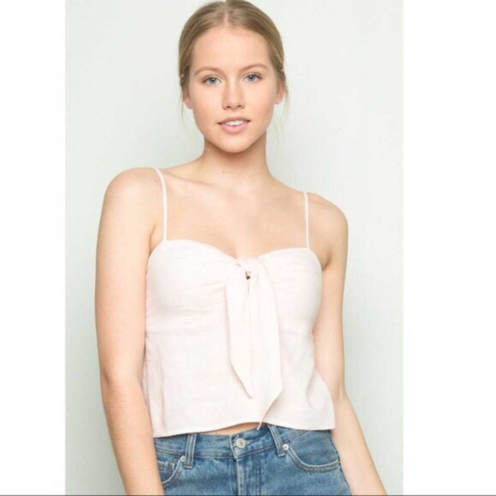 Brandy Melville Front Tie Top